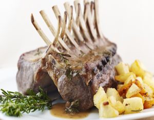 rack of lamb at Kalliopi Kitchen